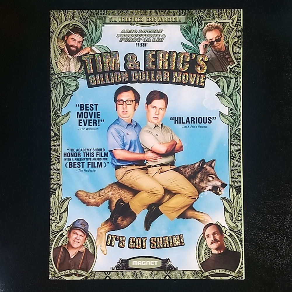 Factory Sealed "Tim & Eric's Billion Dollar Movie", DVD, It's got SHRIM!